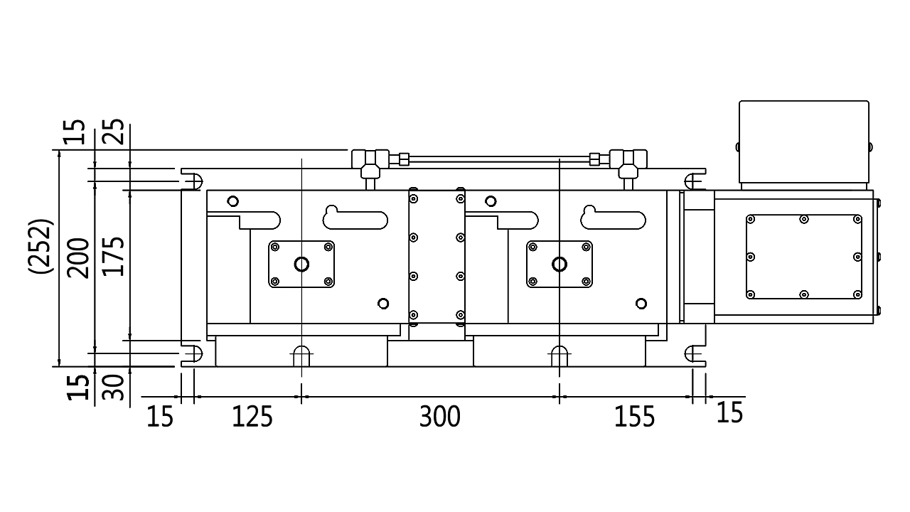 Plano de la vista trasera-RD200T2
