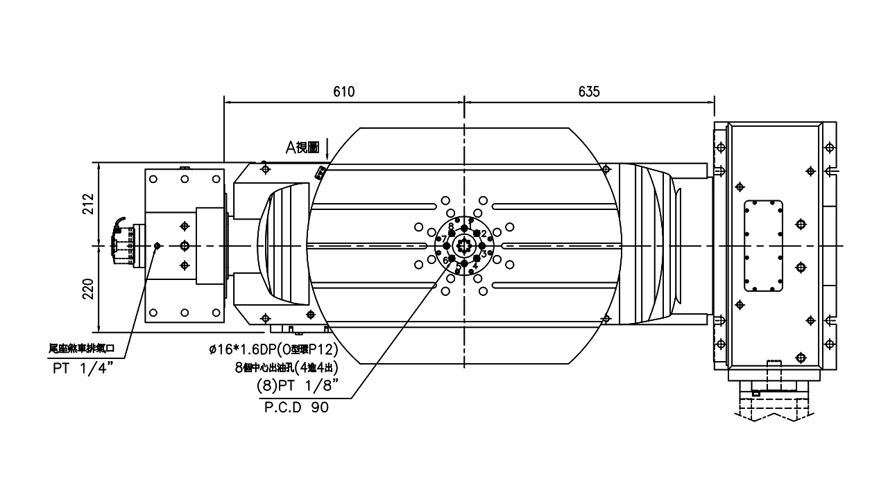 ACZM800 サイズ図