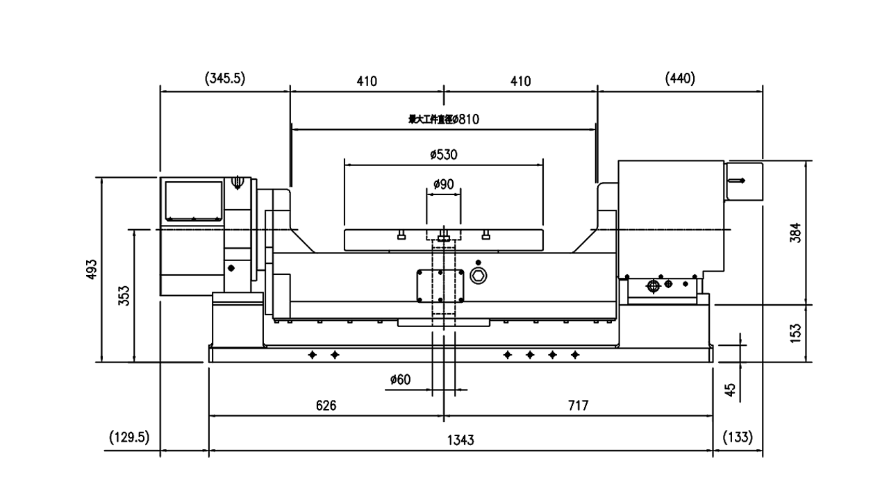 DFW530 Planos de tamaño