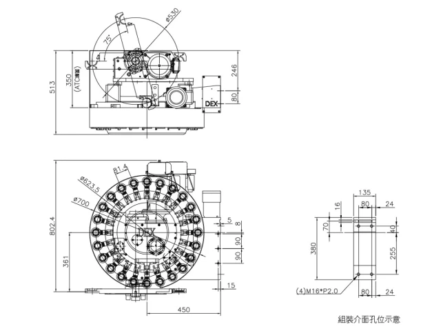 40# Outline Drawing - 24T(right-mag)