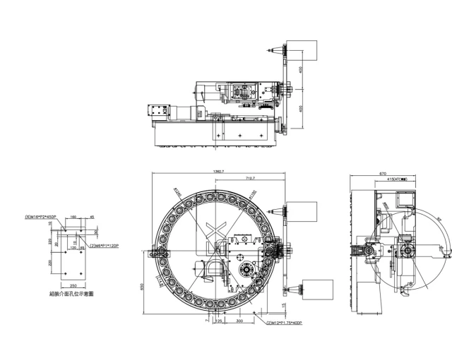 50# Outline Drawing - 30T(horizontal)